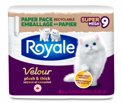 Toaletní papír Royale 2-vrstvý bílý 9ks Maxi role AKCE foto